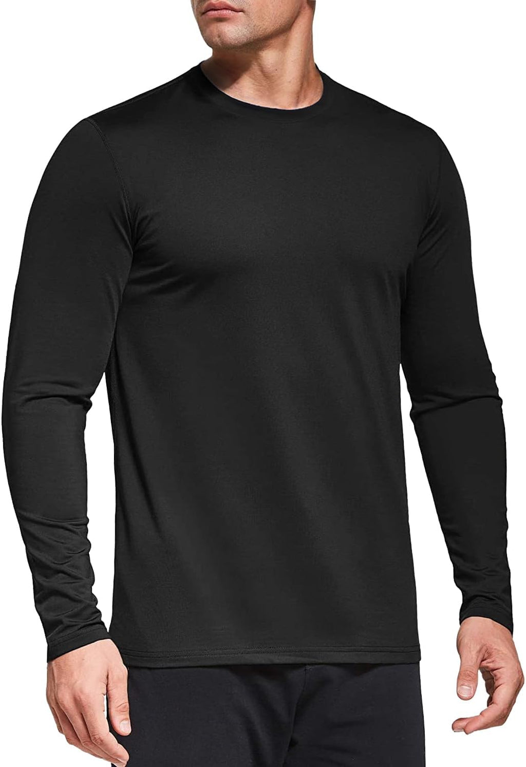 Skiennix Men's Performance Long Sleeve T-Shirts - UPF 50+ Sun Protection | 1, 3, or 5 Pack for Gym & Running