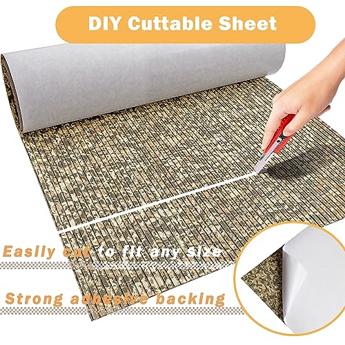 HZCHIONE Camo EVA Foam Boat Flooring Self-Adhesive Deck Mat 94.5x45.3 in, 29.7 sq ft