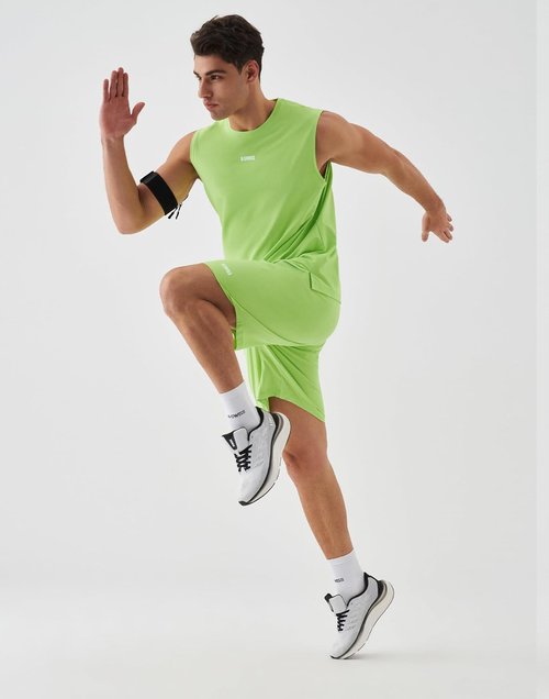 K-Swiss Men's Athletic Running Shorts - Lightweight, Breathable Workout Gear | 7" Length