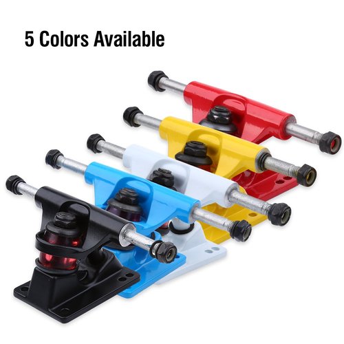 Wytino Skateboard Truck,2pcs Skateboard Trucks Combo 3.25inch Wheels ABEC Longboard Skatebaord Accessory(1#)