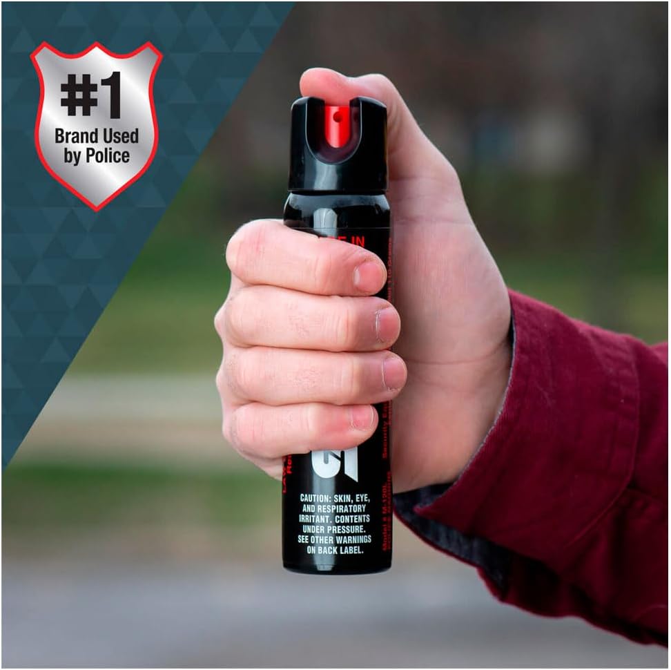 SABRE Magnum 120 Defense Spray - 3-In-1 Triple Protection Formula | 35 Bursts, 12-Foot Range, 92.4g Canister