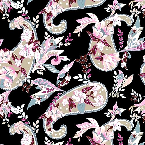 Vera Bradley Women's, Cotton Large Travel Backpack Travel Bag, Botanical Paisley, One Size