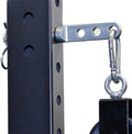 F&F STEEL Adjustable Fitness Rack Pulley Pin - Heavy-Duty Gym Equipment for Home Workouts | Fits 2" & 3" Racks
