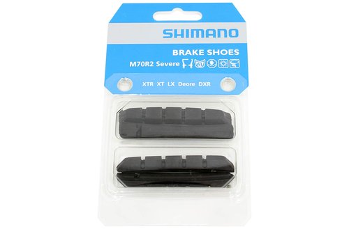 Shimano Y-8AA98212 B70R2 Brake Blocks Black
