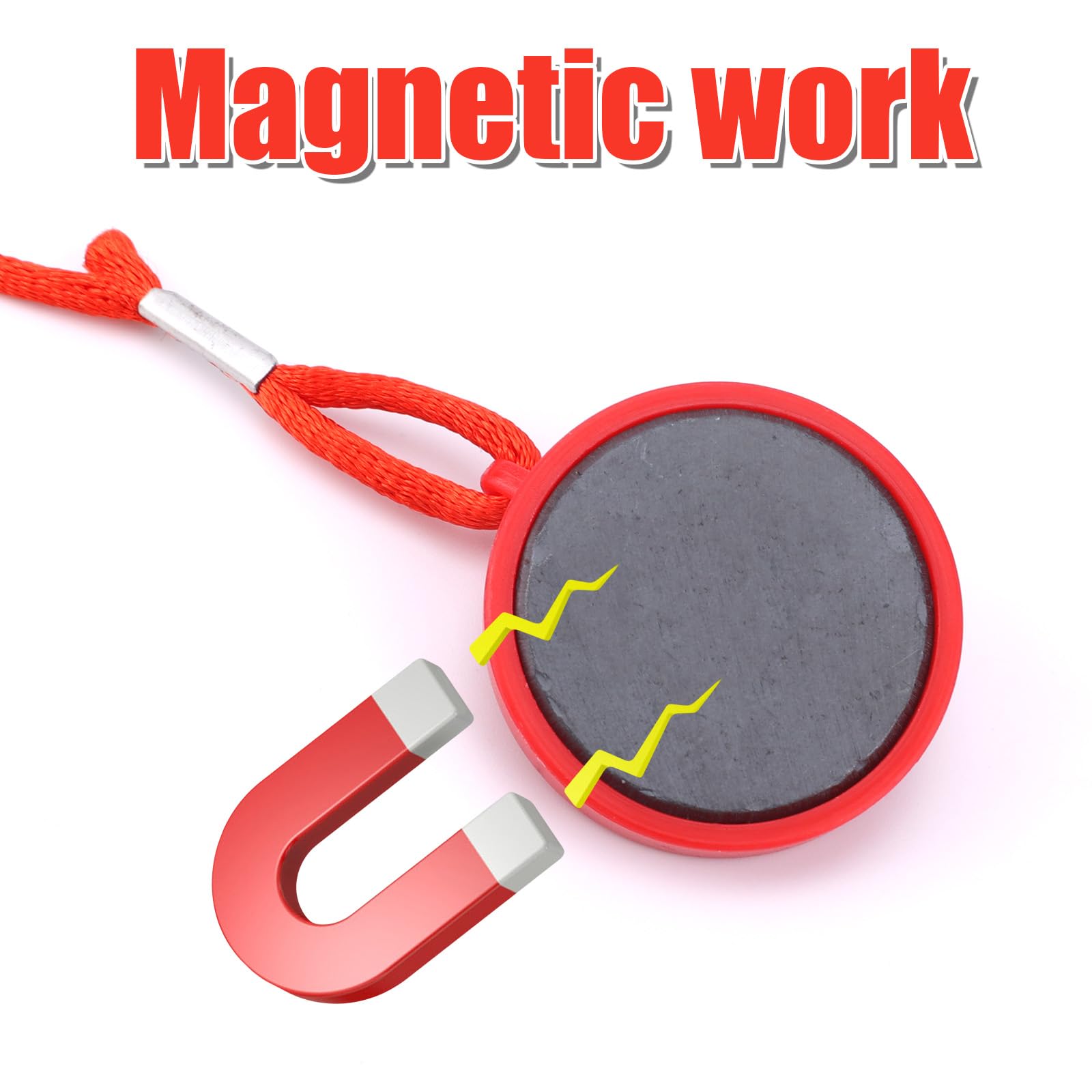 2pcs Magnetic Safety Switch, Round Magnet Treadmill Safety Key Replacement Universal Treadmill Magnet Safety Key Treadmill Magnets Treadmill Parts for Most Types of Treadmills
