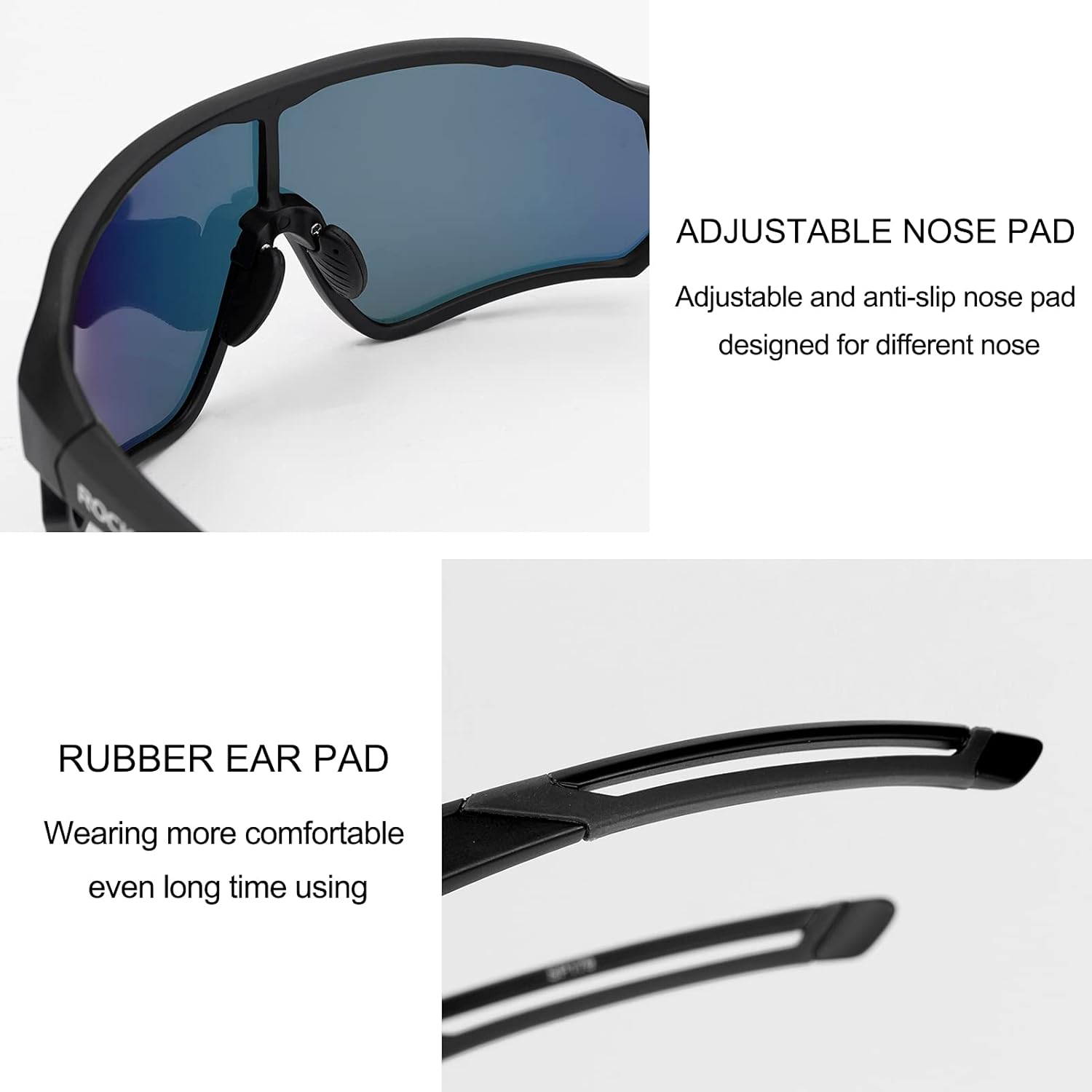ROCKBROS Polarized Sunglasses - UV Protection Cycling Shades for Men & Women