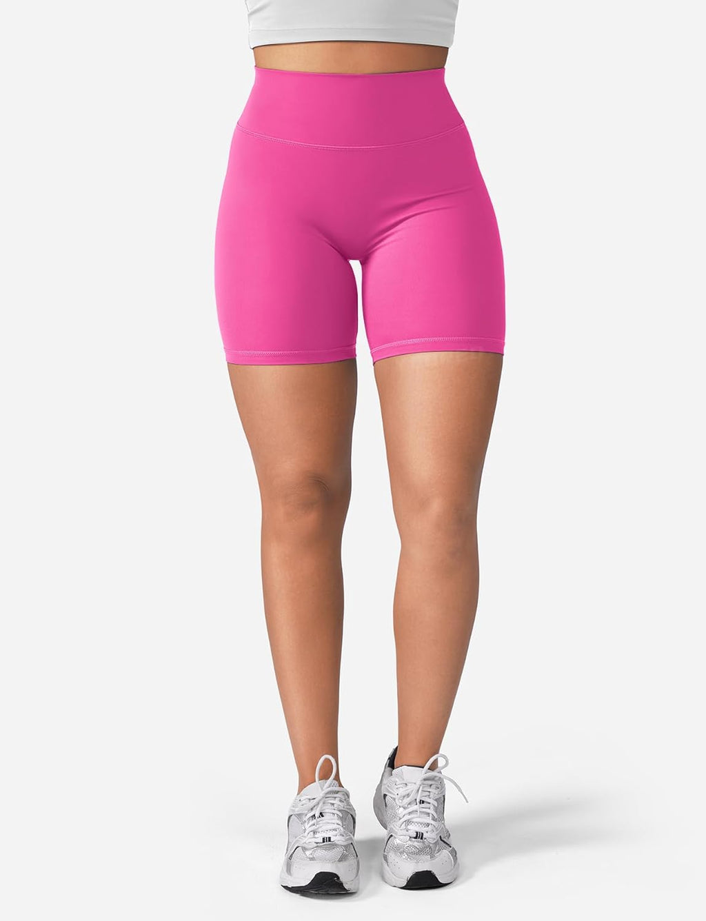 YEOREO Women's Biker Shorts - High Waist Tummy Control for Gym & Yoga | 3.6", 4.5", 6" Sizes