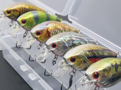 Minnow Crankbait | Bass Fishing Lure with Jerkbait Design - Perfect for Tackle Box Essentials