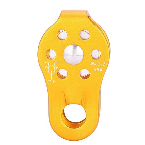 Safety Equipment Aluminium Single Swivel Rope Pulley, Pulley Wheel Single Swivel Pulley, Transporting Hauling for Climbing
