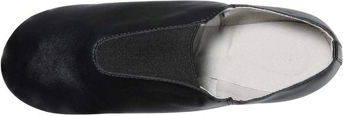 Linodes PU Leather Jazz Dance Shoes - Slip-On Design with Elastic for Kids | Toddler to Big Kid Sizes