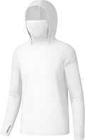 Skiennix Boys Hooded Fishing Shirt - UPF 50+ Long Sleeve Rash Guard Hoodie for Sun Protection