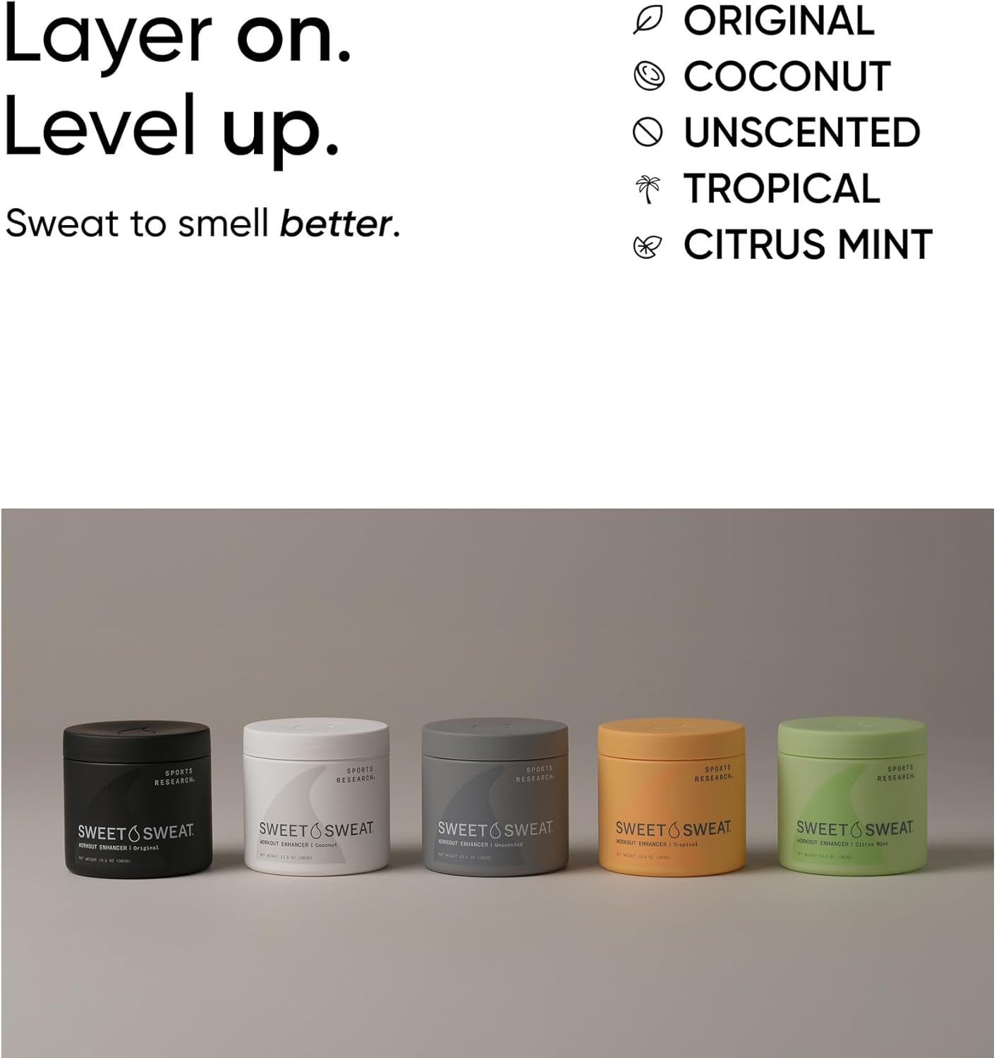 Sports Research® Sweet Sweat - Premium Workout Enhancer for Fat Burning | 8 Oz