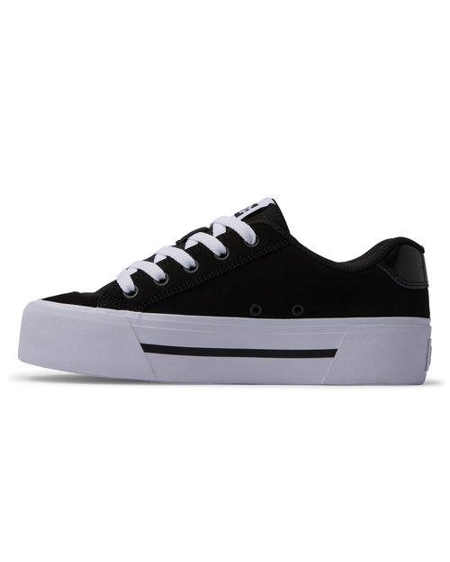 Chelsea Platform- Black/White- 9