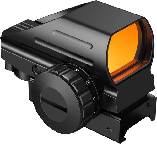 EZshoot Reflex Sight - 4 Reticle Red Dot Holographic Optic Scope with 20mm Rail Mount