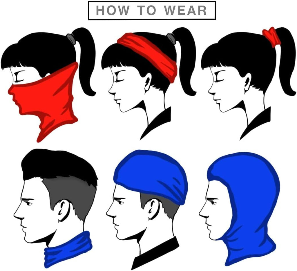 VCZUIUC Neck Gaiter Face Cover - Sun Protection Mask Balaclava for Men and Women