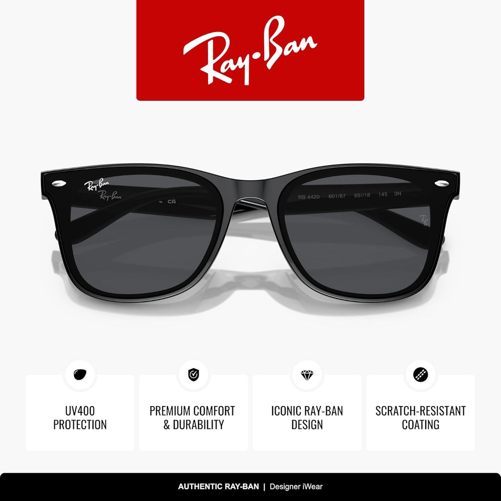 Ray-Ban Women's Square Sunglasses - Stylish UV Protection | RB4420 Model