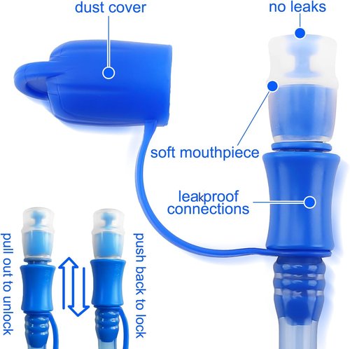 Hydration Bladder - BPA-Free Leak Proof Water Reservoir | 1.5-3L Size for Hiking & Camping