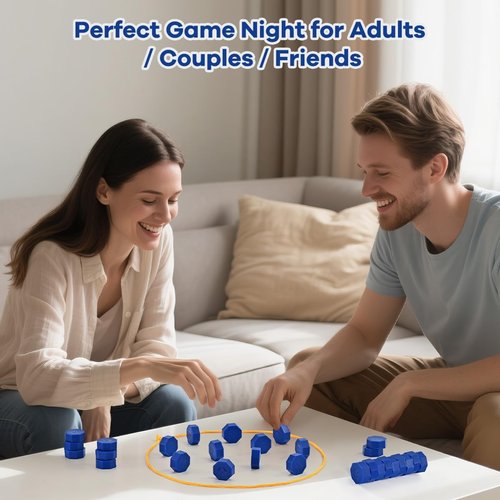 Bameca Magnetic Chess Game - Full-Size Stones for Family Fun | Travel-Friendly Strategy Game for All Ages