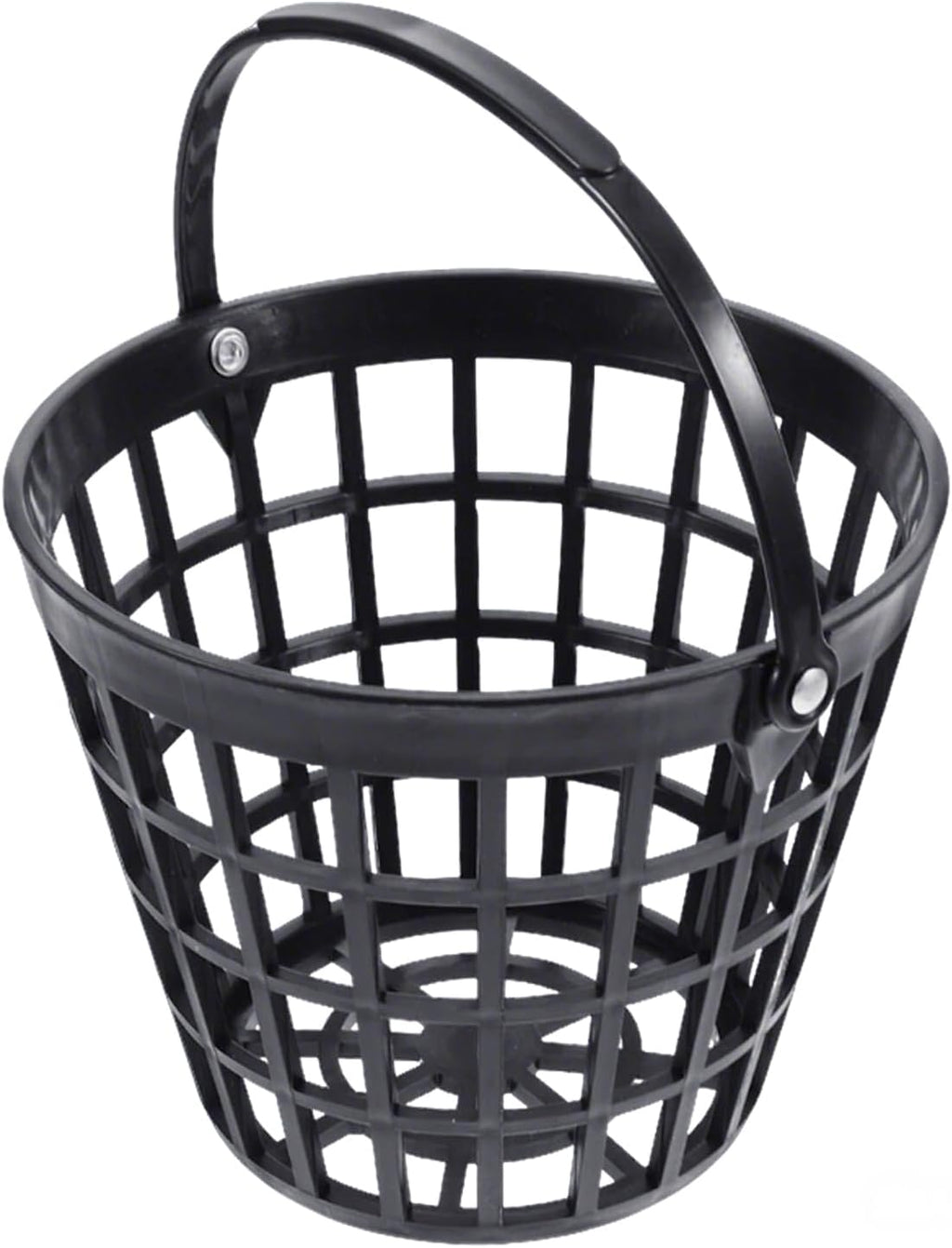 ZLY Golf Ball Basket - Durable Plastic Ball Holder with Handle | Holds 50 Balls - Black
