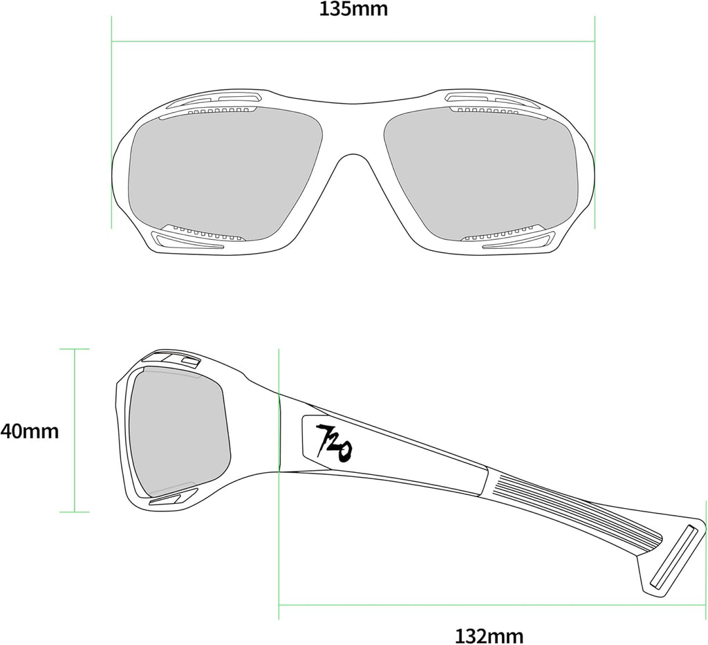 Stingray Polarized Floating Sunglasses - UV400 Protection for Water Sports | Unisex Design