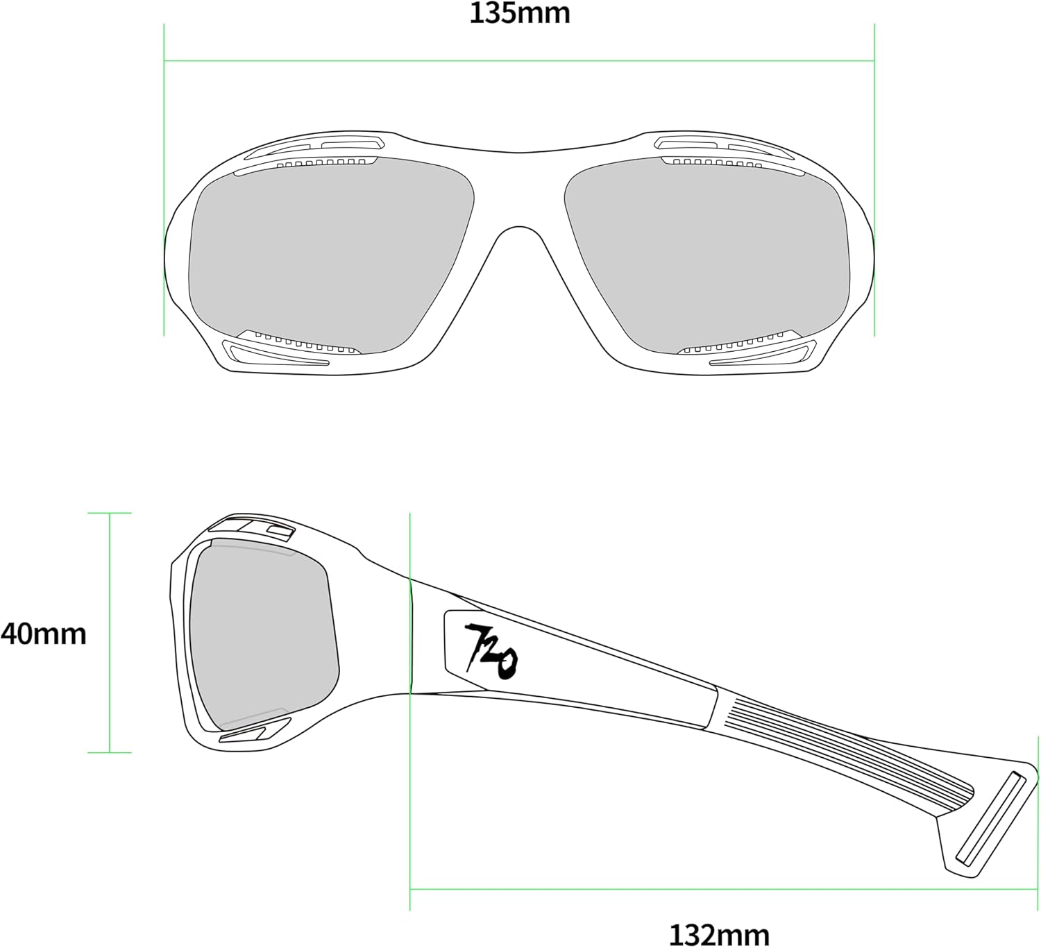Stingray Polarized Floating Sunglasses - UV400 Protection for Water Sports | Unisex Design