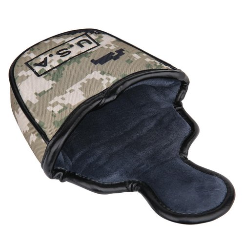 1pc USA Stars and Stripes Camouflage Golf Club Mallet Putter Head Cover