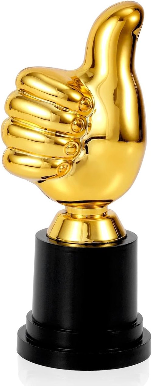 Gosknor Engraving Funny Plastic Winner Award | Perfect Recognition Gift for Sports & Classroom Celebrations