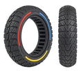 ZAITUO 9.5x2.5-6.1 9.5" Off-Road Honeycomb Tire, Air Pocket Non-Pneumatic Solid Tyre w/Slot 45mm Replacement for NIU KQi3 Pro/Max/Sport Scooter Electric KickScooter Tyre Wheel Parts (A x2)