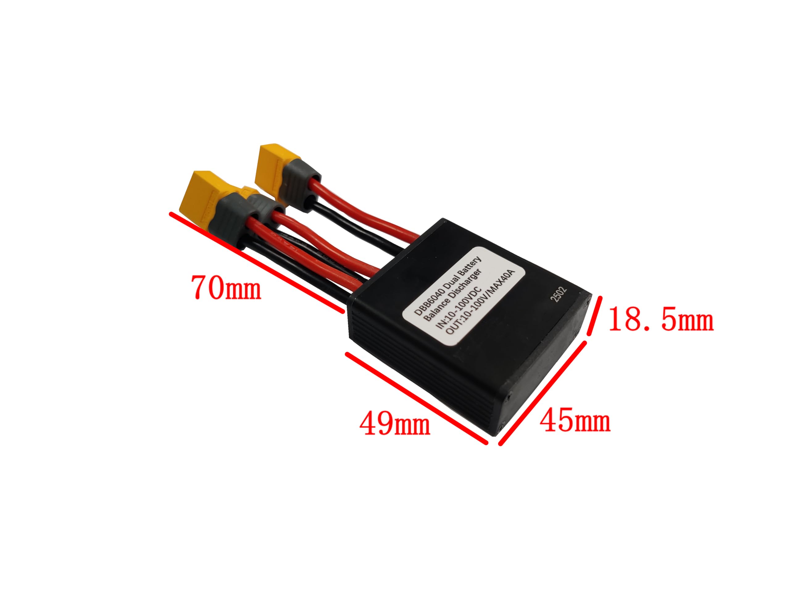 SZWEDI Double Battery Discharge Converter for E-Bike/E-Scooter 750w and 1000W Dual Battery Pack Switch Balancer 10-100V DC Input Max 40 Amps Generation II