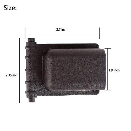 10L0L Golf Cart Bag Rack Strap Buckle 2 PCS for Club Car 2004 & up Precedent Golf Cart 102517001