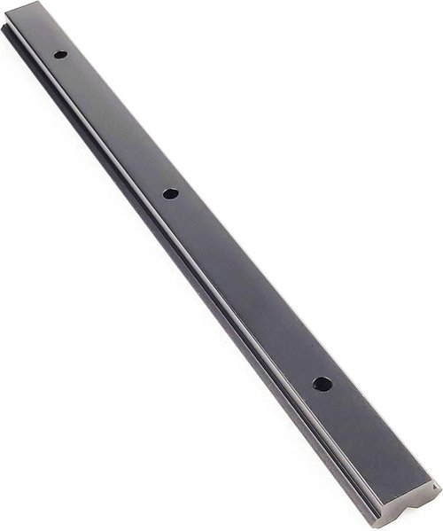 Crotek 10-Inch Picatinny Rail Mount - Durable Aluminum with 25 Slots | Sleek Black Finish