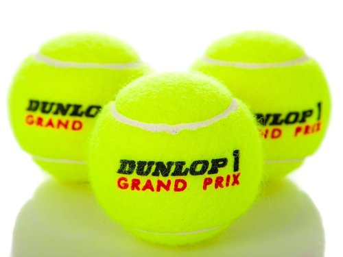 DUNLOP Grand Prix Extra Duty Hard Court Tennis Balls - 3 Ball Can (4 Cans)