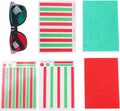 Red Green Vision Correction Cards - Myopia & Strabismus Eye Training Glasses for Amblyopia | Reading Aids