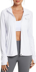 Baleaf Women's Lightweight Sun Protection Hoodie Jacket - Long Sleeve Cover-Up Shirt in Stylish Design