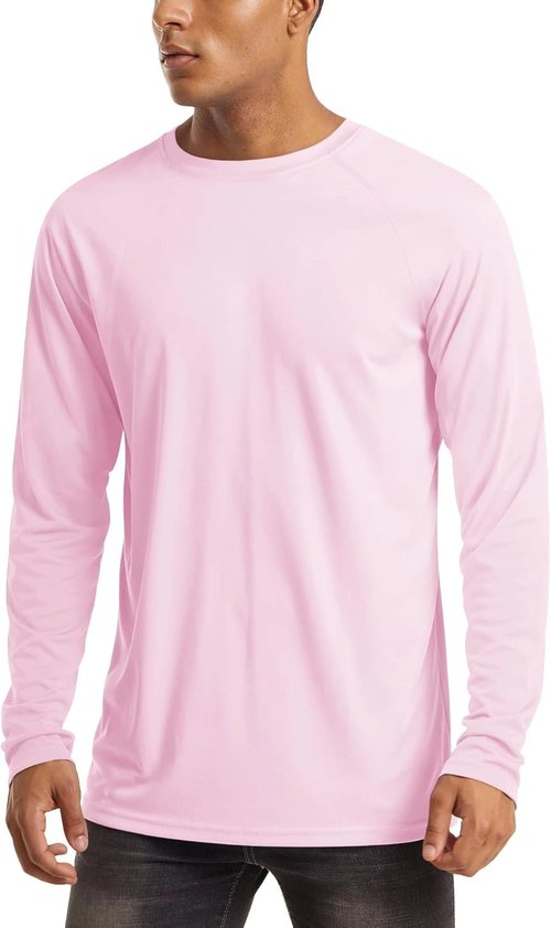 MAGCOMSEN Men's Long Sleeve Athletic Shirts - UPF 50+ UV Sun Protection for Hiking & Running