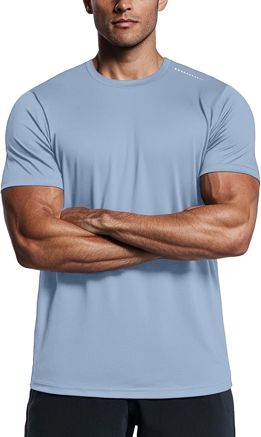 Zengjo Men's Athletic Shirt - Moisture-Wicking Quick-Dry T-Shirt for Gym & Running | Short Sleeve