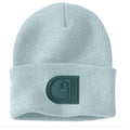 Carhartt Men's Knit Cuffed C Patch Beanie, Early Fog, One Size