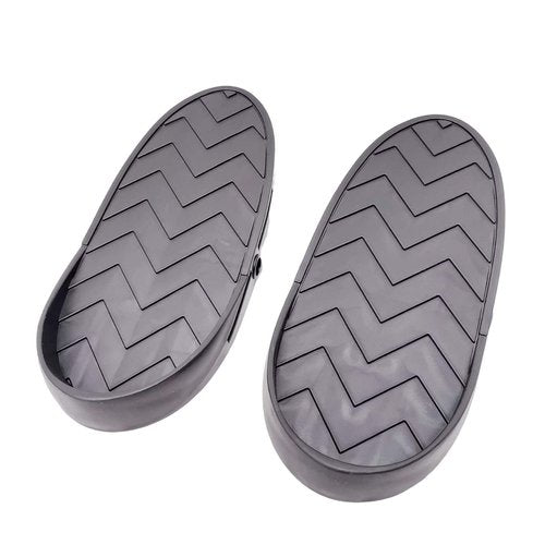 Set of 2Pcs Rowing Machine Foot Pedals Gym Accessory Replacements Good Performance for Indoor Rower 11.8x5inch Textured Surface