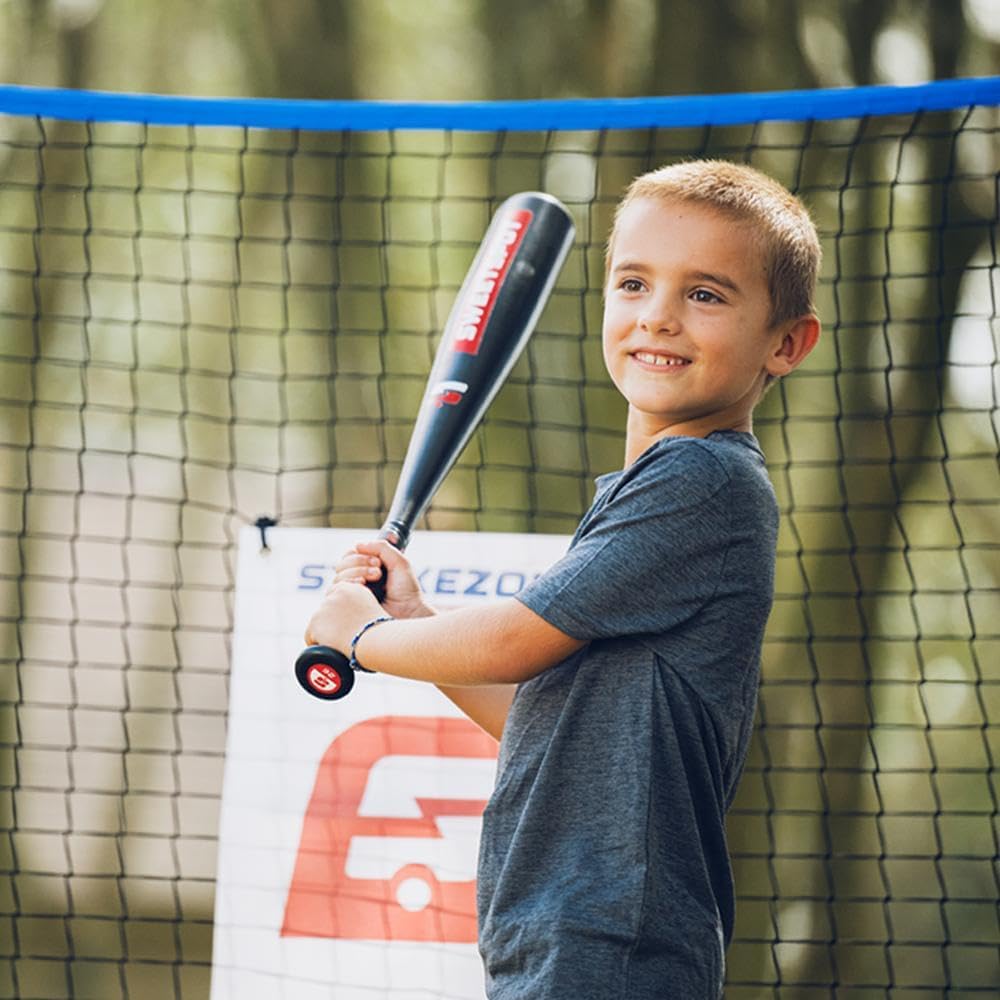 SweetSpot Plastic Bat and Ball Combo Set - Perfect Backyard Baseball Gear for All Ages
