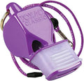 Fox 40 Classic CMG Pealess Safety Whistle - 115 dB Loudness | Purple with Lanyard