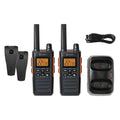 Cobra RX680 Walkie Talkies 2-Pack with Dock Charger, IP54 Water Resistant