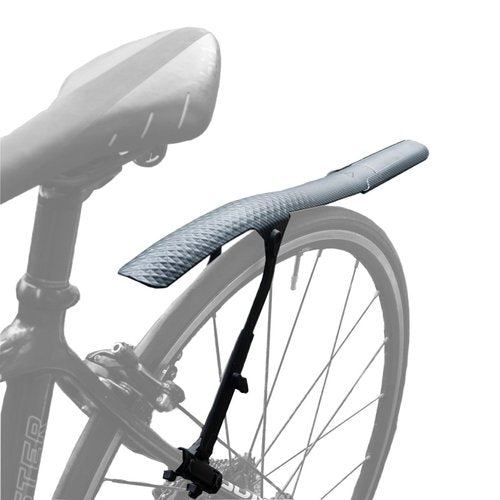 SUKOUSRAM Bike Fender Adjustable Bicycle Mudguard Universal Rear or Front Mud Guard Fenders for Mountain Road Gravel Bikes Full Cover Thicken & Widen (Carbon Fiber Weave)
