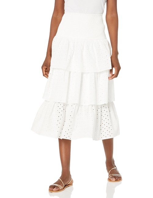 LIKELY Women's Hanner Skirt, Optic White, Small