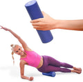 FitOn Recovery Foam Roller - High Density Muscle Recovery Roller for Deep Tissue Relief | Compact 12"x4", Purple