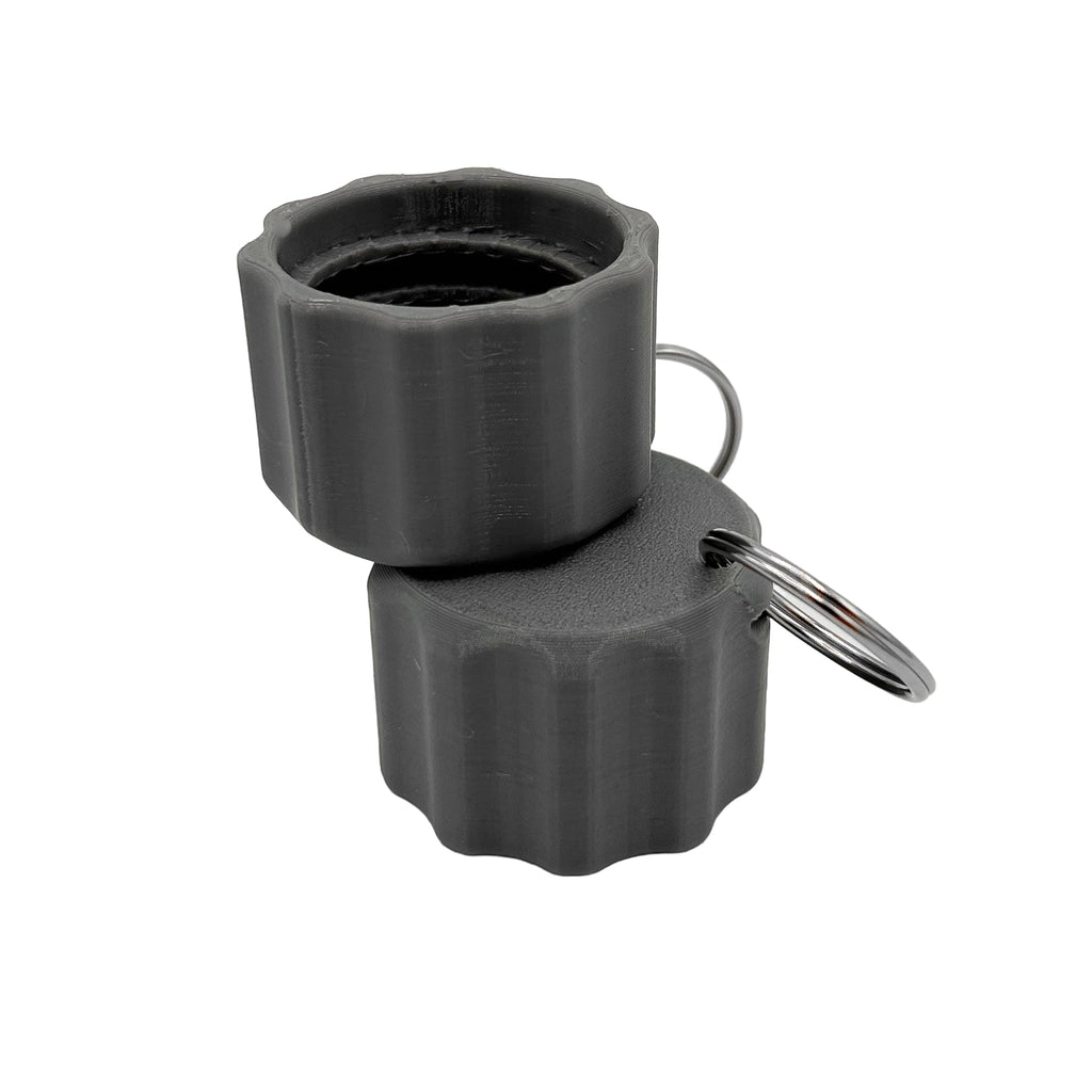 Propane Tank Cap -Threaded Valve Cover for RV, BBQ, Camping, Overland - USA (Two Caps) Compatible with Standard Valves
