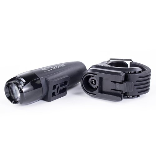 Serfas Starter Headlight, for Bicycles, E-Bikes, Mountain Bikes, and Road Bike, 80 Lumens, AA Battery, and Universal Handle Bar Mount Included