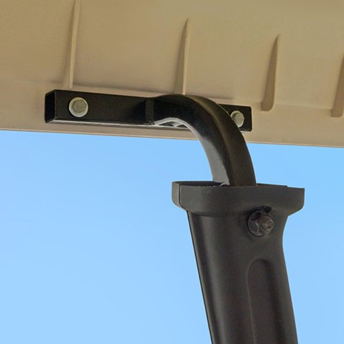 Red Hawk TOP-0110 Rear Brackets - 88" Top Compatible with/Replacement for Club Car Tempo and Precedent Golf Carts