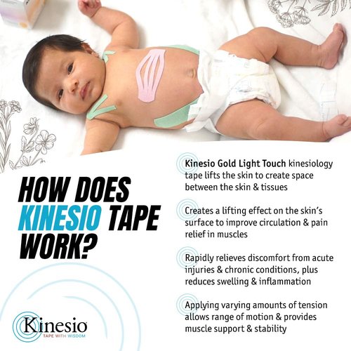 Kinesio Taping - Elastic Therapeutic Athletic Tape Tex Gold Light Touch - Fuji Purple – 2 in. x 16.4 ft