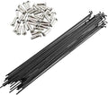 SENQI 36pcs 14G J Bend Bicycle Steel Spokes 280mm W/Nipples