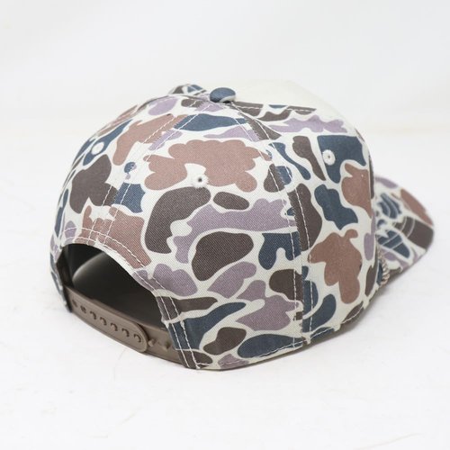 American Cattle Co. Coors Light Adjustable Snapback Rope Hat (US, Alpha, One Size, White/Camo)